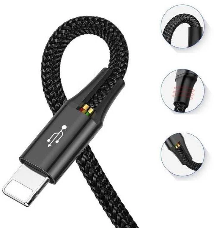 Baseus Fast USB kabelis 4in1 2xUSB-C / Lightning / Micro 3.5A 1.2m - Juodas