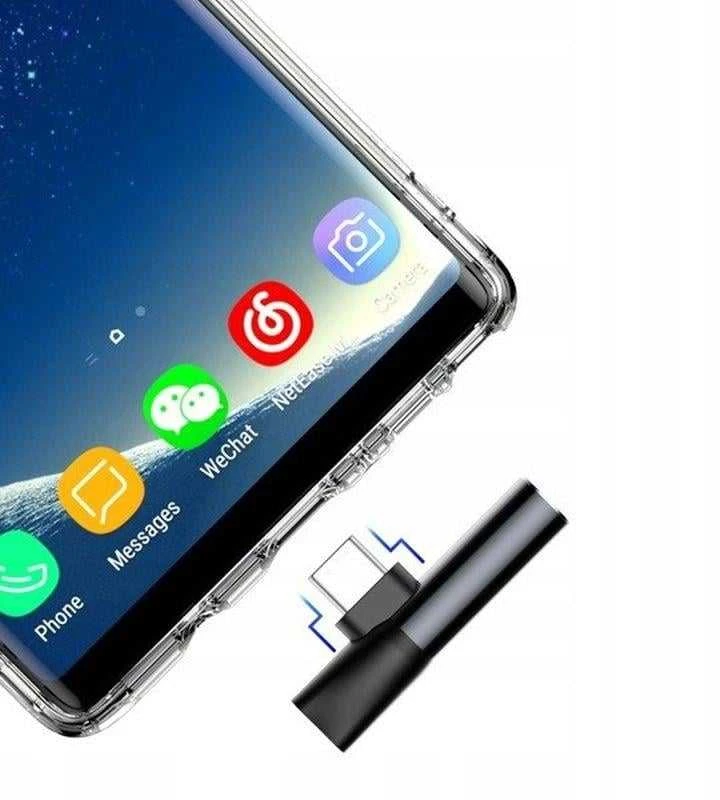 Baseus Audio adapteris L41 USB-C prie 3.5mm AUX lizdo + USB-C - Juodas