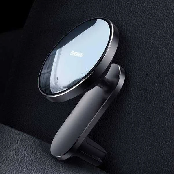 Baseus Automobilinis magnetinis laikiklis iPhone telefonams su belaidžiu įkrovimu 15W