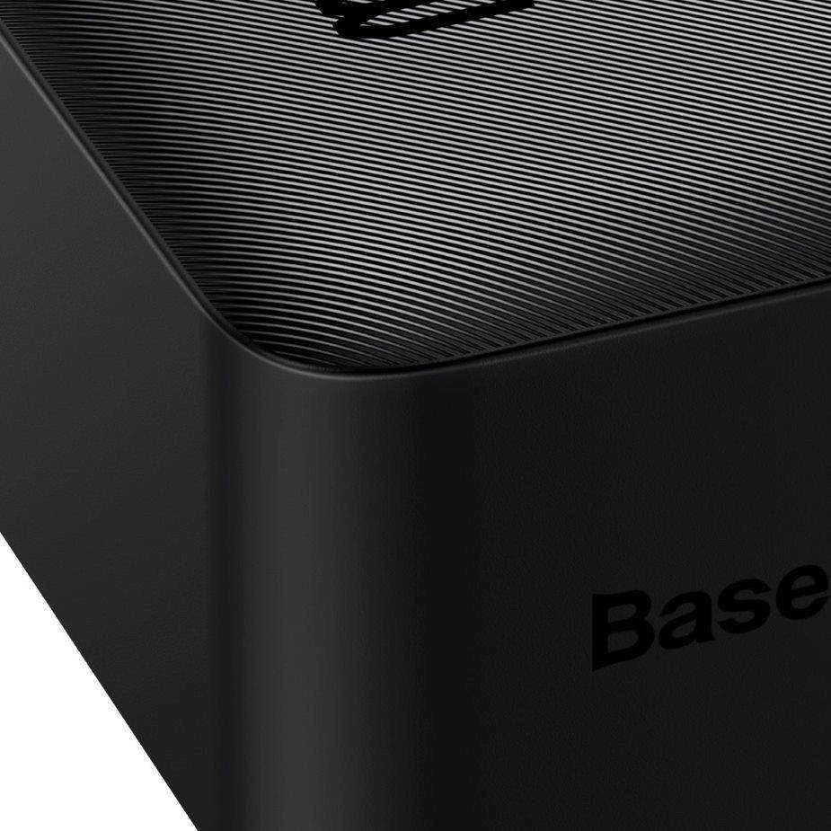 Išorinė baterija Power Bank Baseus Bipow Type-C PD+2xQuick Charge 3.0 15W 30000mAh su ekranu juoda PPBD050201