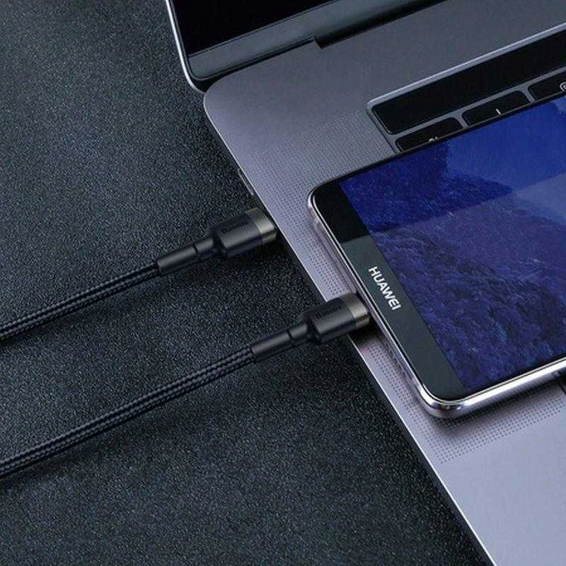 Baseus Cafule kabelis USB-C PD 2.0 QC 3.0 60W 2m - Pilka / Juoda