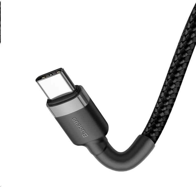 Baseus Cafule kabelis USB-C PD 2.0 QC 3.0 60W 2m - Pilka / Juoda