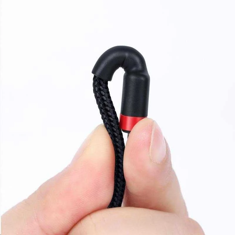 Kabelis Baseus USB2.0 C-USB C kištukas 1 m, su nailoniniu šarvu Cafule, raudonas/juodas