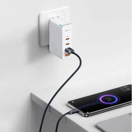 Baseus Crystal USB-C - USB-C laidas 100W 1.2m - Juodas