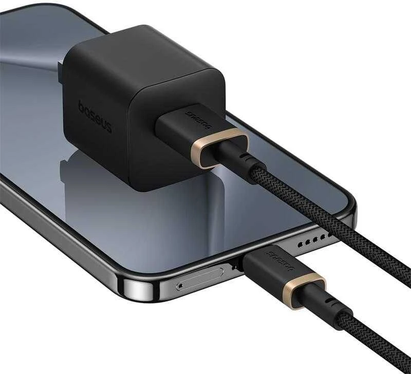 Baseus Dura USB Type A iki Type C 60 W greito įkrovimo laidas 2 m Juodas, Gold