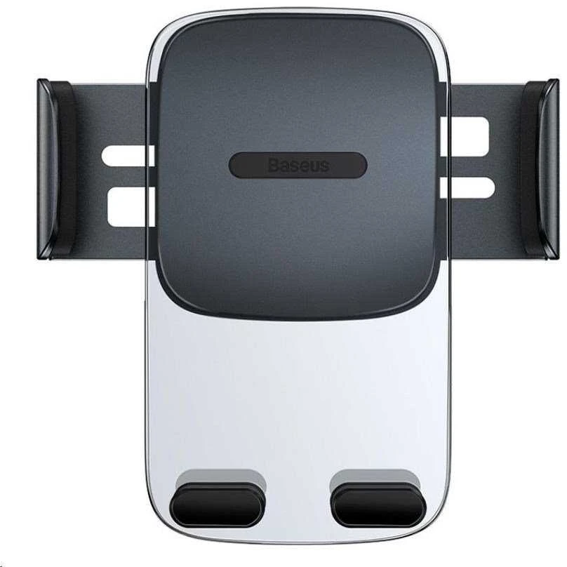 Baseus Easy Control Clamp automobilinis telefono laikiklis grotelėms arba prietaisų skydeliui – Juodas