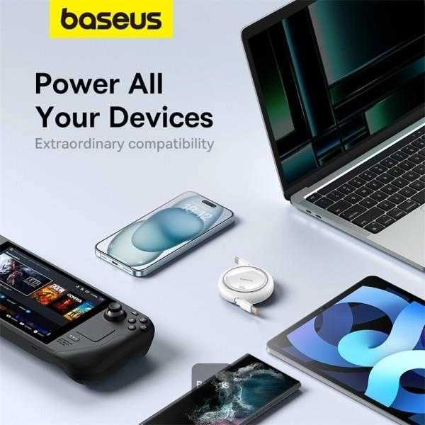 Laidas iš USB-C į USB-C Baseus Free2Draw, PD, 100 W, 1 m (baltas)