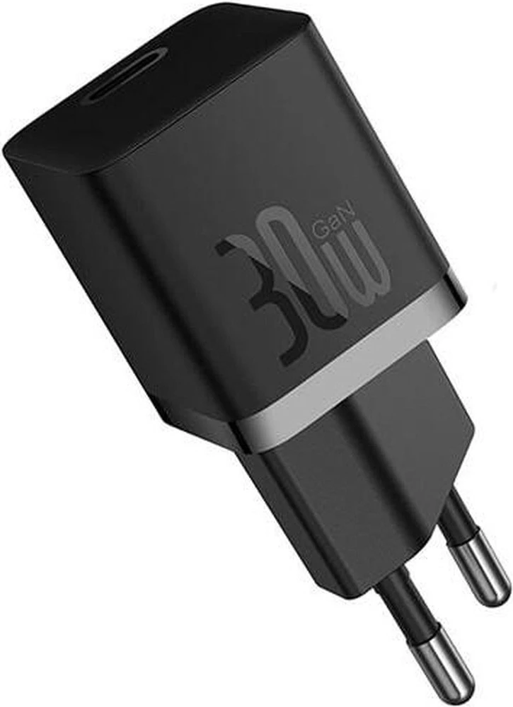 Baseus GaN5 30W su kablem 100W USB-C do USB-C - juoda