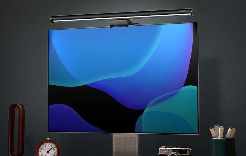 Baseus i-wok2 LED lempa stalinio kompiuterio monitoriaus ekrano apšvietimui, juoda (DGIW000101)