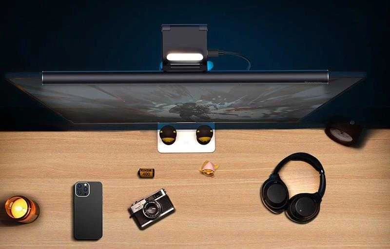 Baseus i-wok2 LED lempa stalinio kompiuterio monitoriaus ekrano apšvietimui, juoda (DGIW000101)
