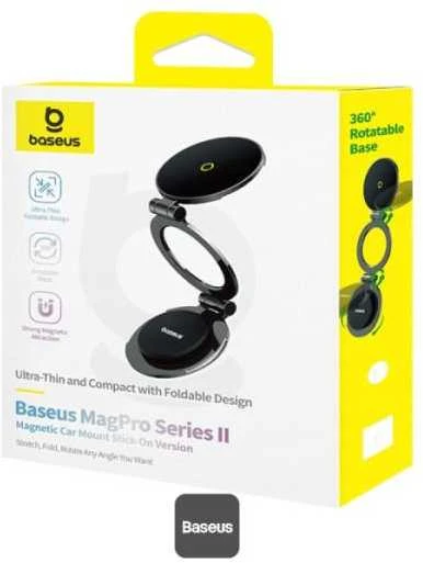 Baseus MagPro Magnetic Foldable Car Mount Cosmic juodos spalvos
