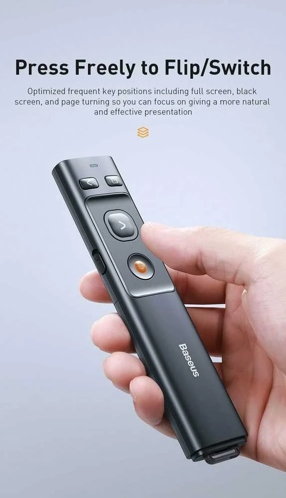 Lazerinė rodyklė Baseus Wireless pilka