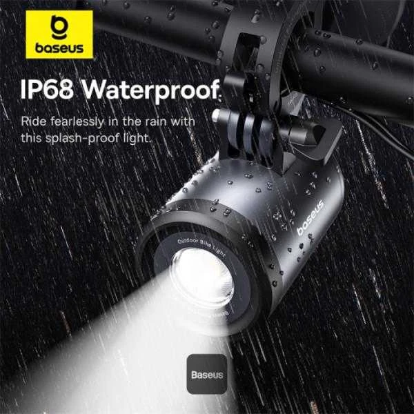 Baseus PrimeTrip universalus 3000mAh IP68 LED - juoda-pilka