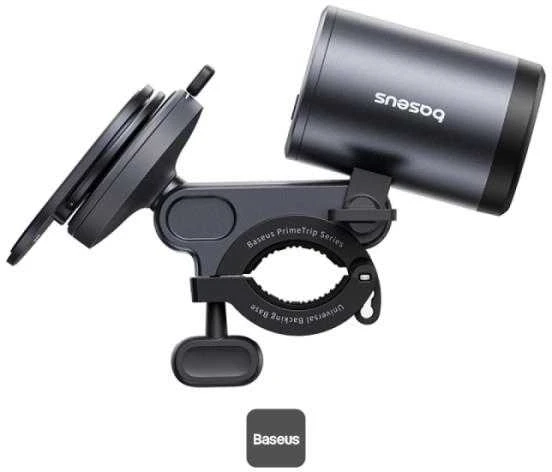 Baseus PrimeTrip universalus 3000mAh IP68 LED - juoda-pilka