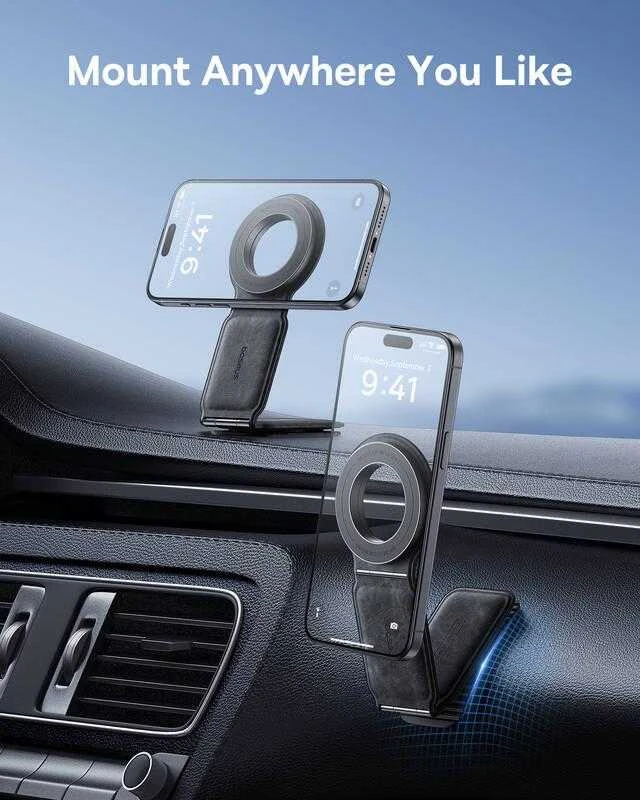 Baseus PrimeTrip C02 serijos magnetinis prietaisų skydelio laikiklis juodas