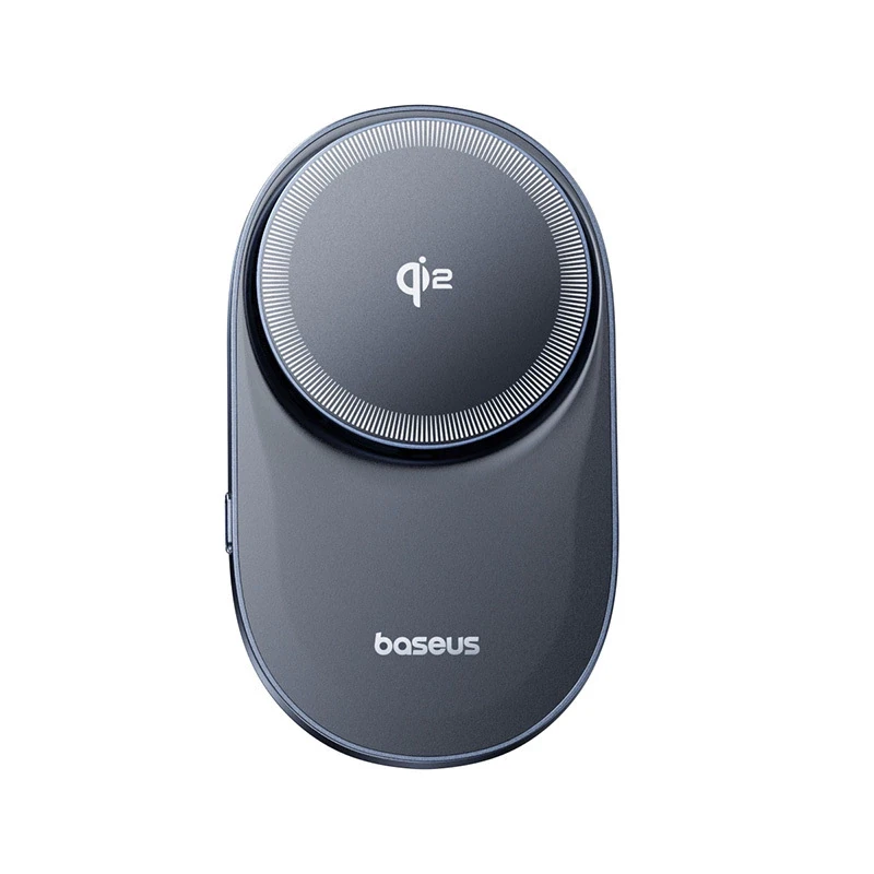 „Baseus PrimeTrip VC1 Pro“ su Qi2 indukciniu įkrovikliu oro išleidimo angai - juoda