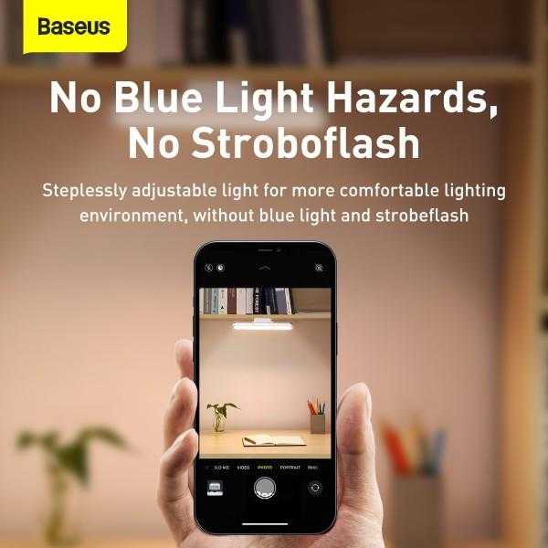 Baseus Įkraunamas šviestuvas pakabinamas po lentyna 5W 1800mAh, šviesos srautas ≥100lm