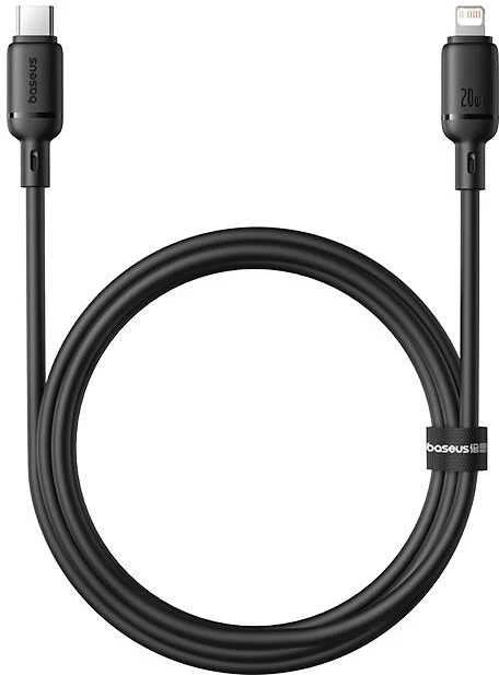 Kabelis USB Baseus USB-C - Lightning 1 m Juodas (P10377700113-00)