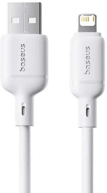 Kabelis USB Baseus USB-A - Lightning 1 m Baltas (P10377702213-00)