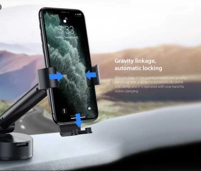 Automobilinis laikiklis Baseus Simpslism - Juodas