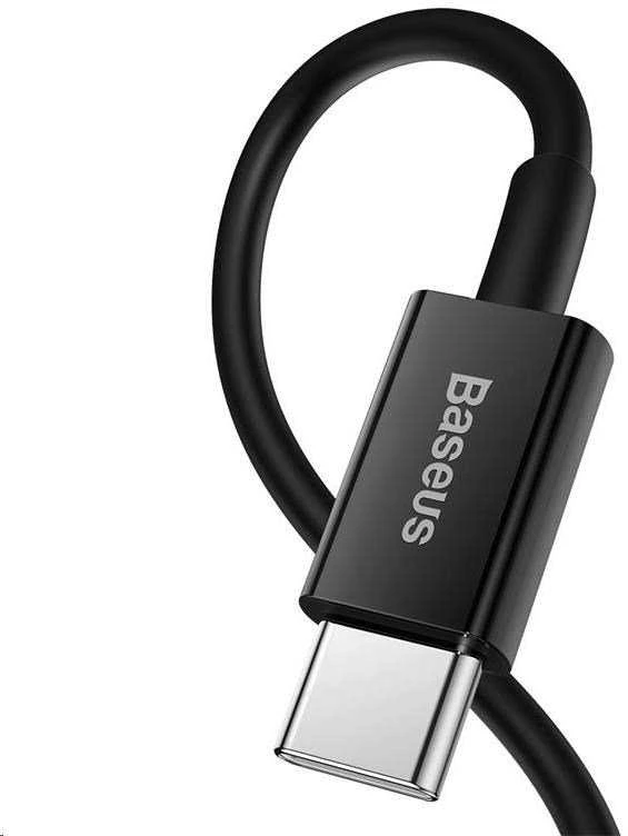 Baseus Superior serijos USB-C - Lightning kabelis 20W PD 2m - Juodas
