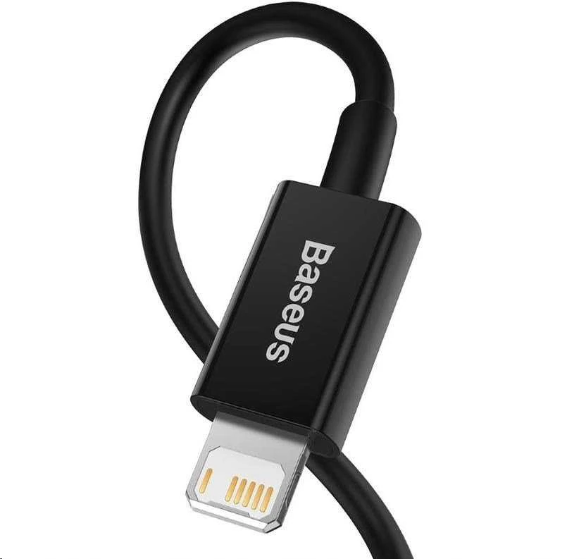 Baseus Superior Series USB - Lightning laidas 2.4A 2m - Juodas