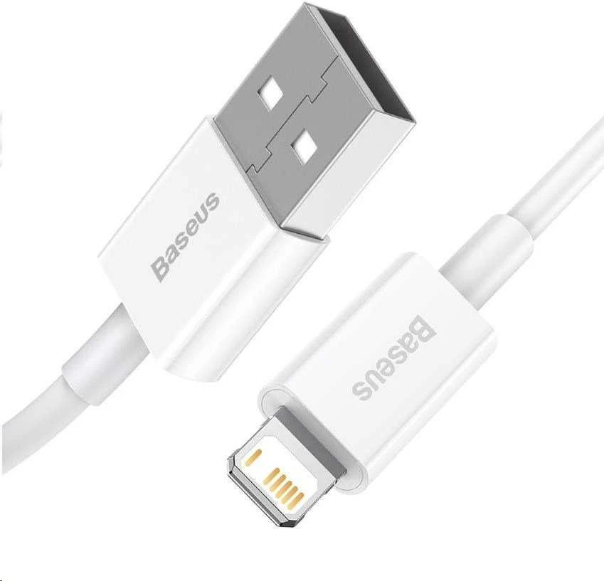 Kabelis USB A - IP Lightning 1.0m baltas Superior serijos BASEUS