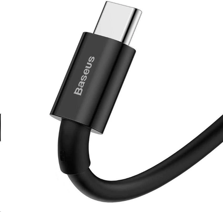 USB kabelis Baseus Superior iš USB į Type-C 66W 2.0m juodas CATYS-A01