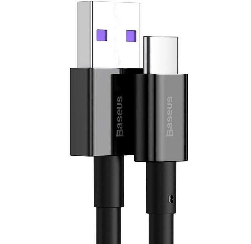USB kabelis Baseus Superior iš USB į Type-C 66W 1.0m juodas CATYS-01