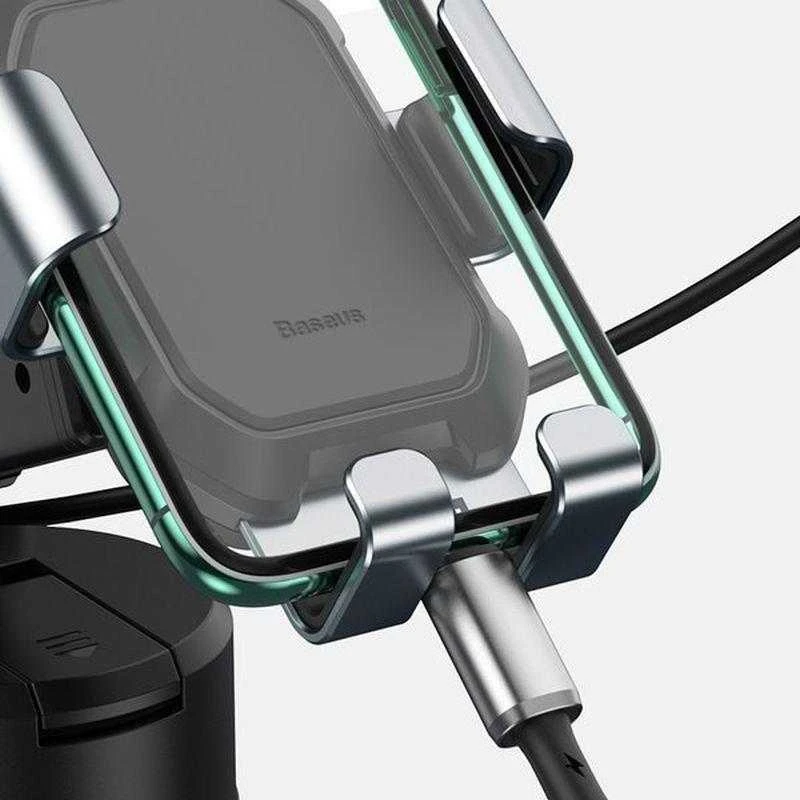 Gravity automobilinis laikiklis Baseus Tank telefonui su siurbtuku - Juodas