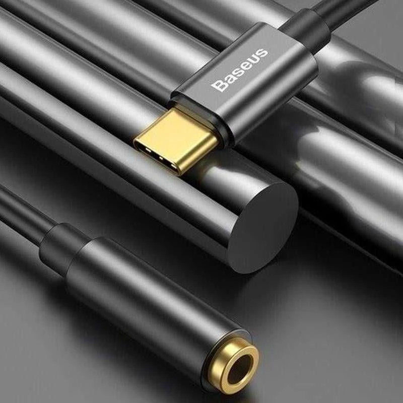 Adapteris USB C kištukas - 3.5mm stereo lizdas BASEUS