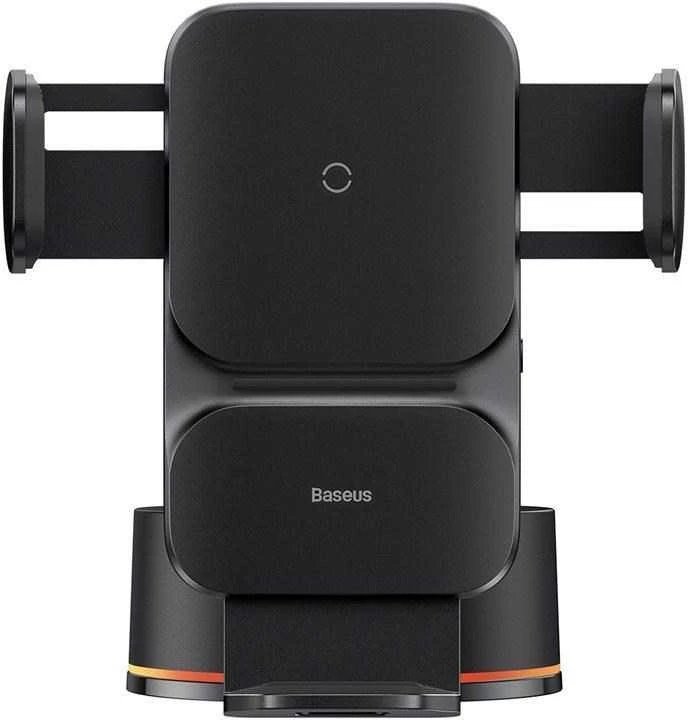 Baseus Automobilinis laikiklis 4.7-7.5" ekranų telefonams su belaidžiu Qi įkrovimu 15W, IR jutikliu