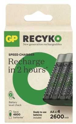 Įkroviklis GP M452 + 4 x R6 2600