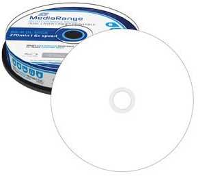 MediaRange BD-R DL 50 GB 6x 10 vnt (MR509)