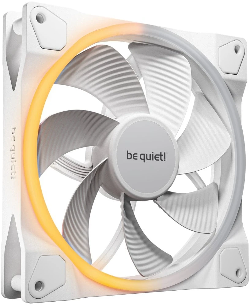 be quiet! LIGHT WINGS 140 mm PWM atbulinės eigos, balta