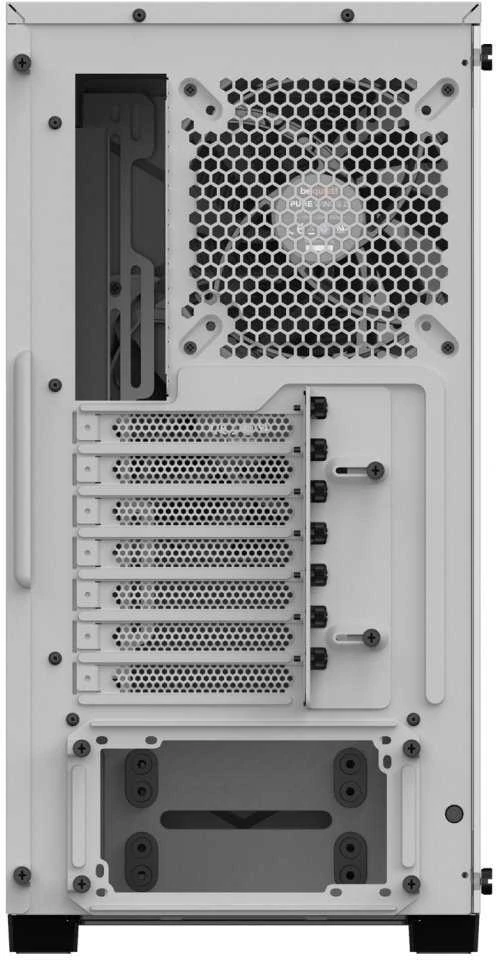 Kompiuterio korpusas be quiet! Pure Base 500DX / Didelio oro srauto įsiurbimas / 3 Pure Wings 2 140 mm ventiliatoriai / ARGB LED / USB 3.2 Gen. 2 Type C / Paruoštas aušinimui vandeniu / Baltas
