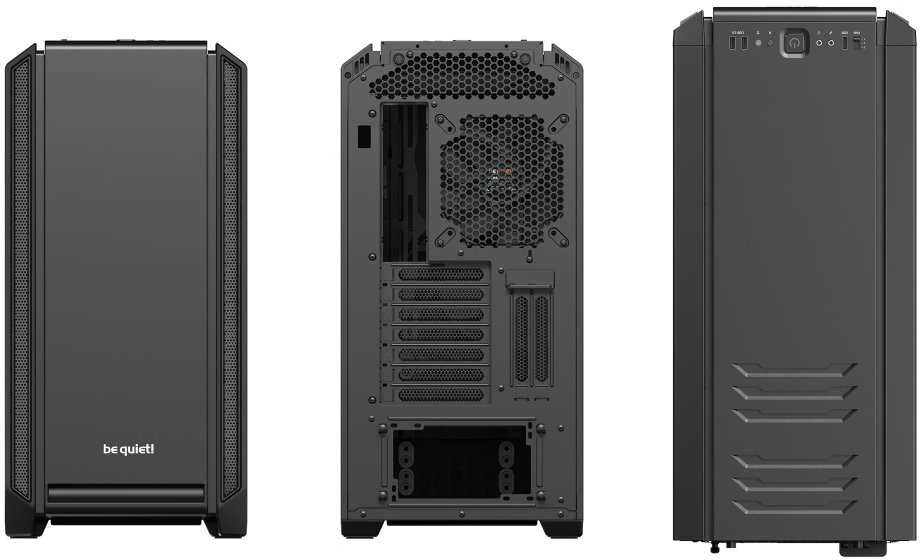 Korpusas Be Quiet! SILENT BASE 601 BGW26 (ATX, Extended ATX, Mini ATX, Mini ITX, juodos spalvos)