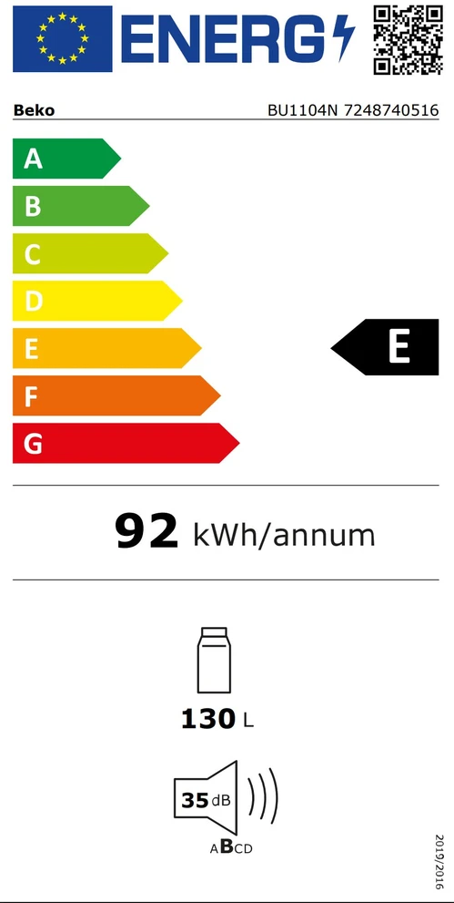 Šaldytuvas BEKO BU1104N