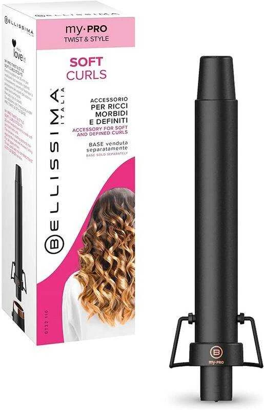 Bellissima Soft Curl s attachment Curl s plaukų garbanojimo žnyplės 11768 My Pro Twist & Style GT22 200