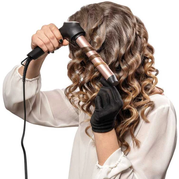 „Bellissima“ garbanojimo žnyplės minkštoms ir apibrėžtoms garbanoms. „Sublime Curl“ su 11855