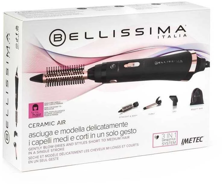 Bellissima "Ceramic Air" 3 in 1 karšto oro garbanojimo geležis