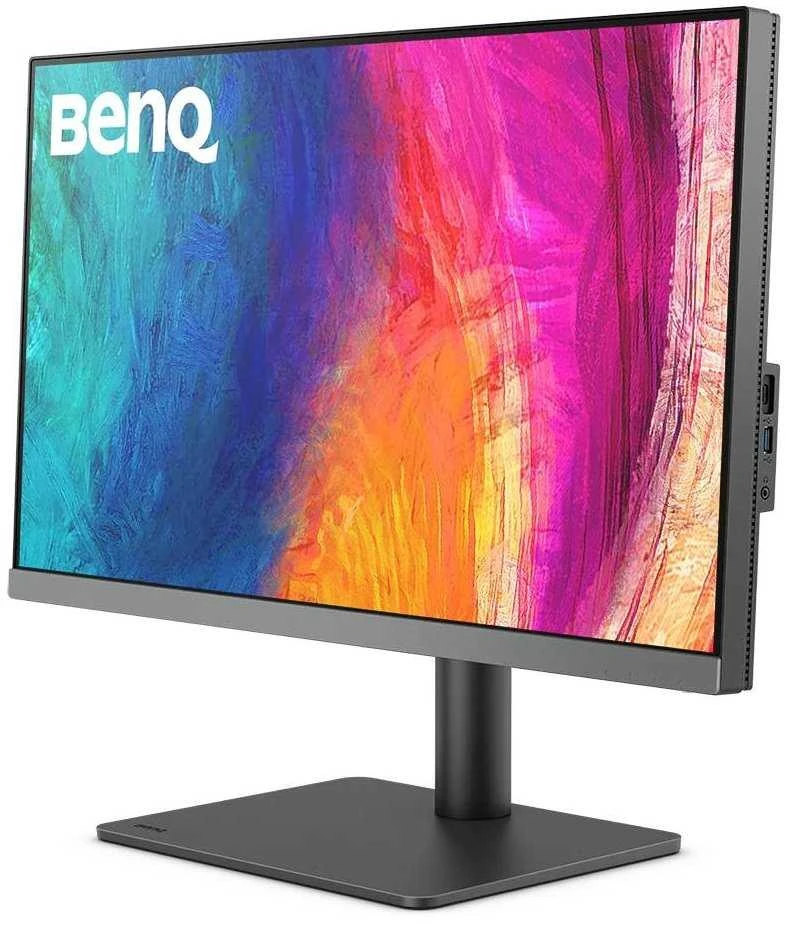 Monitorius BENQ PD2706U 27 colių IPS 4k 350 cd/m2 5ms HDMI DP USB C PD90W šakotuvas USB Pivot garsiakalbiai