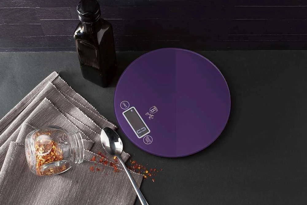 Virtuvinės svarstyklės VIRTUVĖS SVORIS 5kg 1g BERLINGER HAUS PURPLE ECLIPSE BH-9434