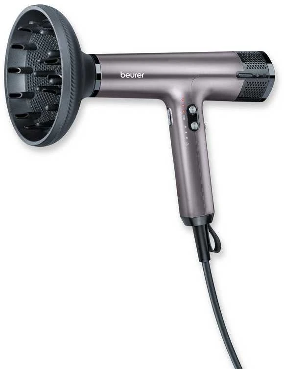 Sveikata ir asmeninė priežiūra - Beurer Plaukų džiovintuvas HC 100 1700W Metal Pilkas
