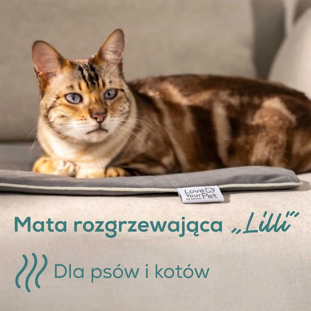 Šildomas kilimėlis gyvūnams Lilli su kate