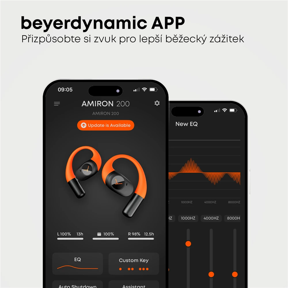 Ausinės Beyerdynamic AMIRON 200 juodas/oranžinis