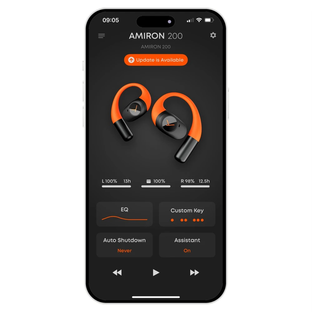 Ausinės Beyerdynamic AMIRON 200 juodas/oranžinis