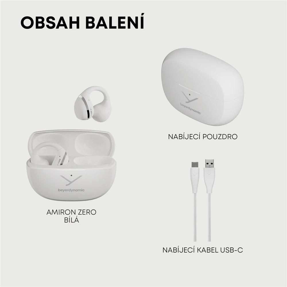 Ausinės Beyerdynamic Amiron Zero langattomat kuulokkeet, musta