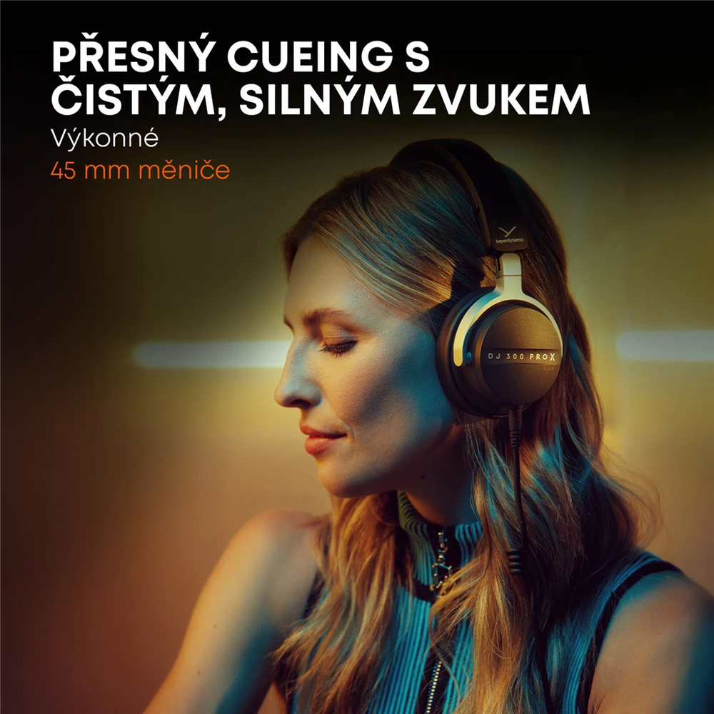Beyerdynamic DJ 300 PRO X CLUB laidinės ausinės | Closed-Back | Juoda | 3.5 mm