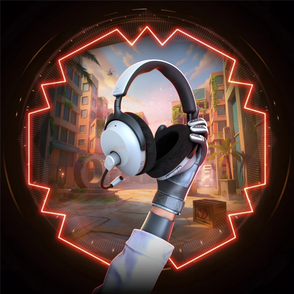 Beyerdynamic MMX 230 baltos ausinės su pirštinėmis